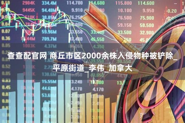 查查配官网 商丘市区2000余株入侵物种被铲除_平原街道_李伟_加拿大