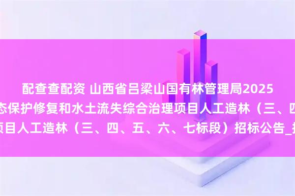 配查查配资 山西省吕梁山国有林管理局2025年吕梁山（临汾片）生态保护修复和水土流失综合治理项目人工造林（三、四、五、六、七标段）招标公告_投标人